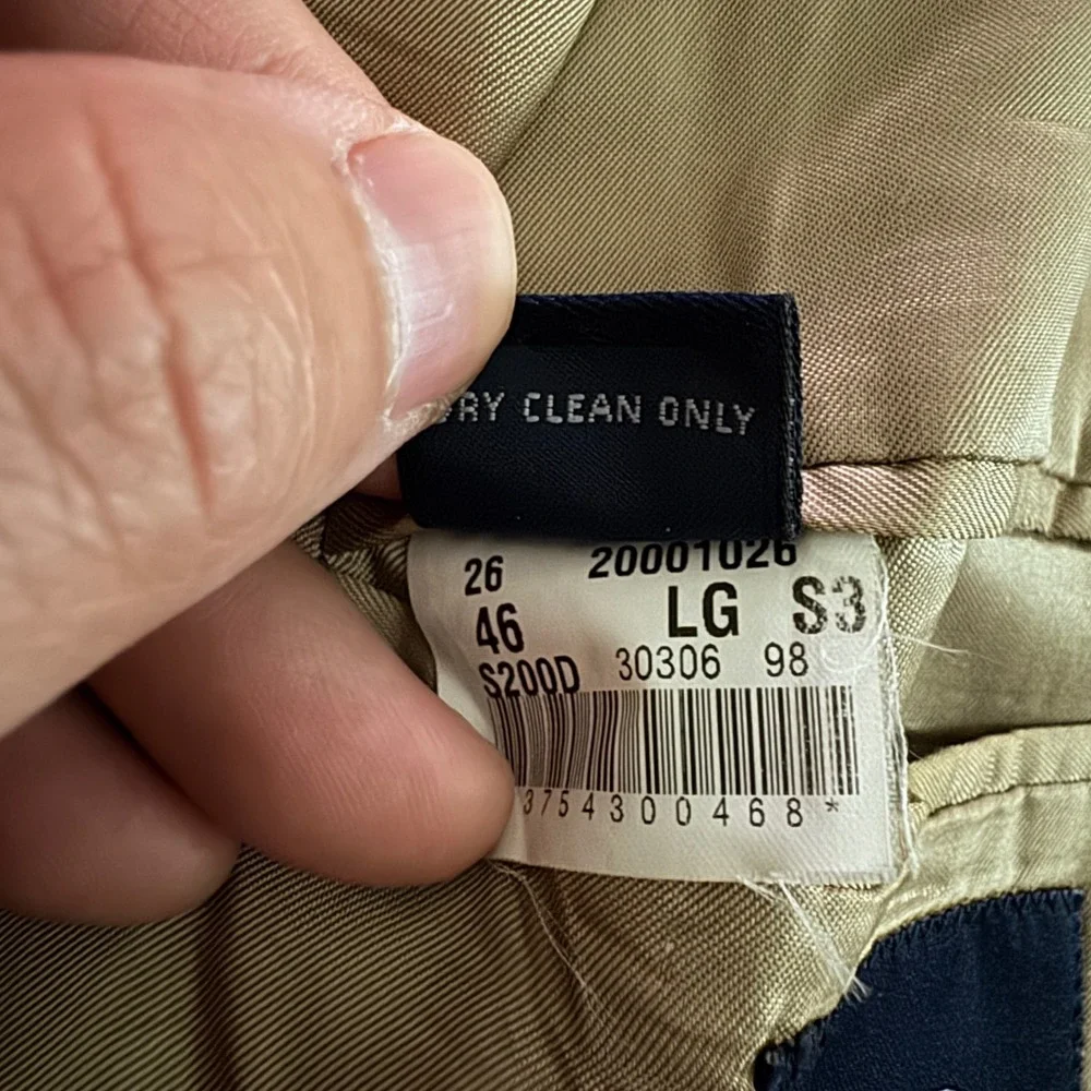 Brooks Brothers Sport Coat Mens 46L Tan Glen Plaid‎ Silk Wool Blend Blazer